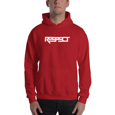 RESPECT WHITE HOODIE - HUSTLSHOP