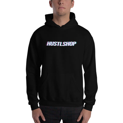 HUSTLSHOP HOODIE GLITCH - HUSTLSHOP